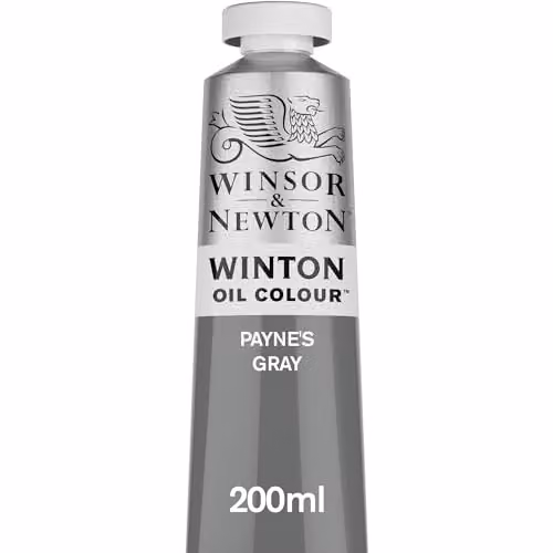 Winsor & Newton Winton Oil Colour, Payne's Grey, 200ml – 1