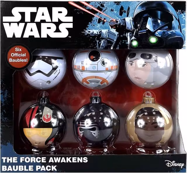 Hasbro Multicolour Animal Decorated Christmas Baubles in a 6-Piece Tin – 1