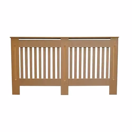 Airwave Vertical Line Style Radiator Cover, Unpainted MDF, Large