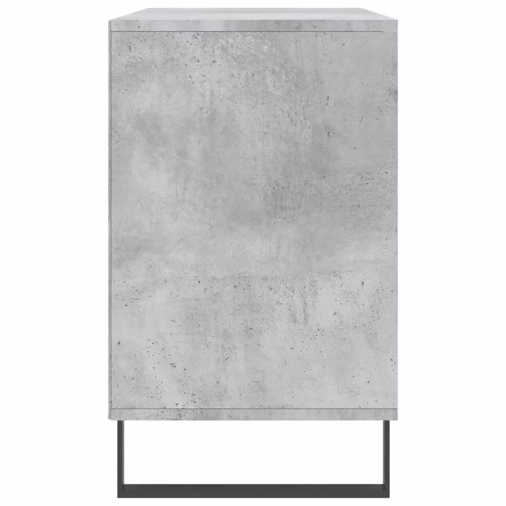 Berkfield Home Modern Shoe Cabinet in Concrete Grey, W/D/H: 102 x 36 x 60 cm – 3