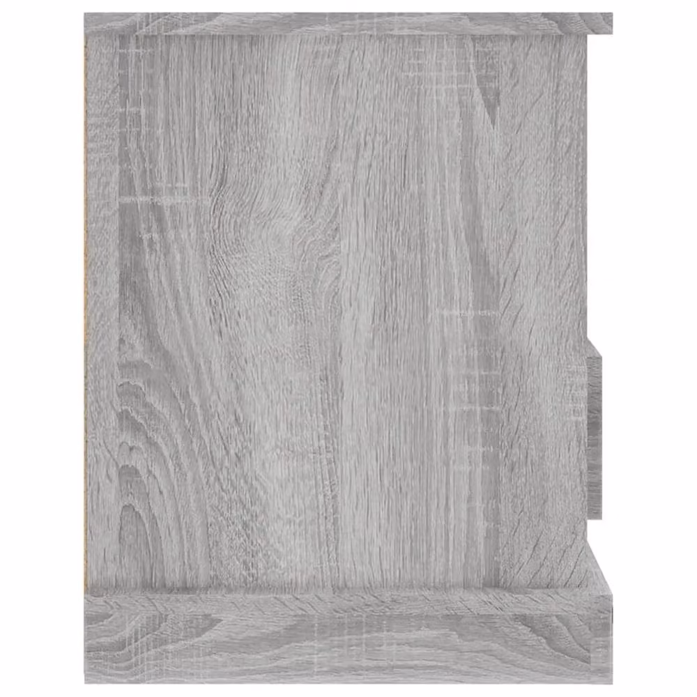 Berkfield Home Modern Grey Sonoma TV Cabinet, W/D/H: 93 x 35.5 x 45 cm – 3