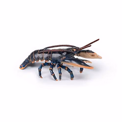 Papo Marine Life Collection Lobster Figure, Multicolour, W/D/H: 10.5 x 3.5 x 3.5 cm