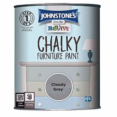 Johnstone's Upcycling Furniture Paint in Grey, 0.75 l