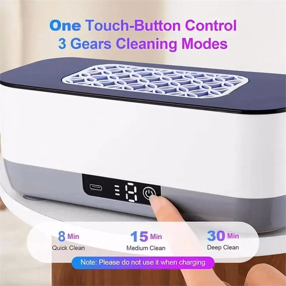 Nordara Ultrasonic Jewellery Cleaner Machine for Rings and Necklaces in Grey – 3