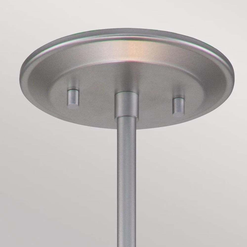 Netlighting Ziggy Cylindrical Pendant Ceiling Light in Silver – 2