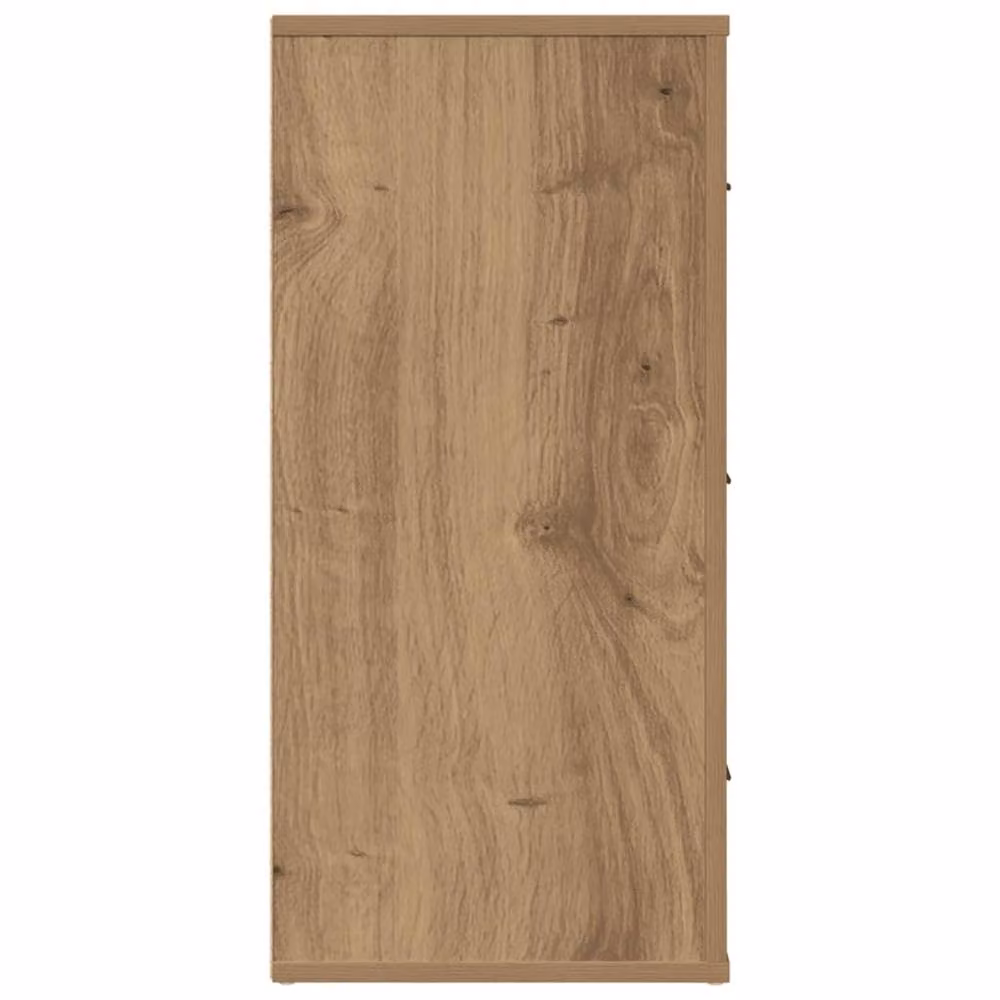 Berkfield Home Artisan Oak Sideboard in Brown, W/D/H: 80 x 33 x 70 cm – 3