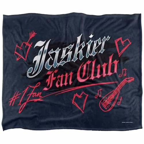 The Witcher Jaskier Fan Club Silky Touch Soft Microfibre Throw Blanket, Multicolour, W/D/H: 152 x 127 cm – 1