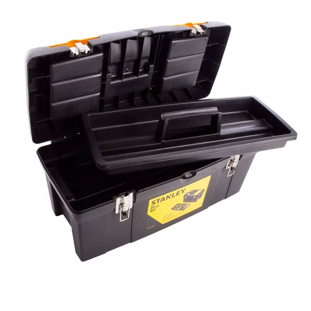 Stanley Metal Tool Box with Inserts in Black – 4