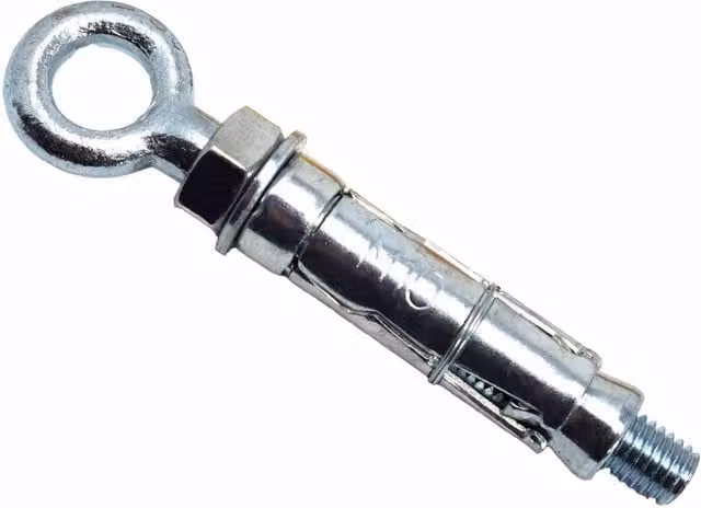 Masonmate Galvanised Steel Eye Bolt Shield Anchor for Masonry in Silver and Multicolour