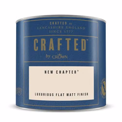 Crown Crafted New Chapter Matt Emulsion Paint Tester Sample Beige 125ml – 4