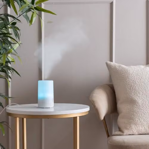 ValueLights White Diffuser Aroma Lamp with Colour Changing Mood Light – 2