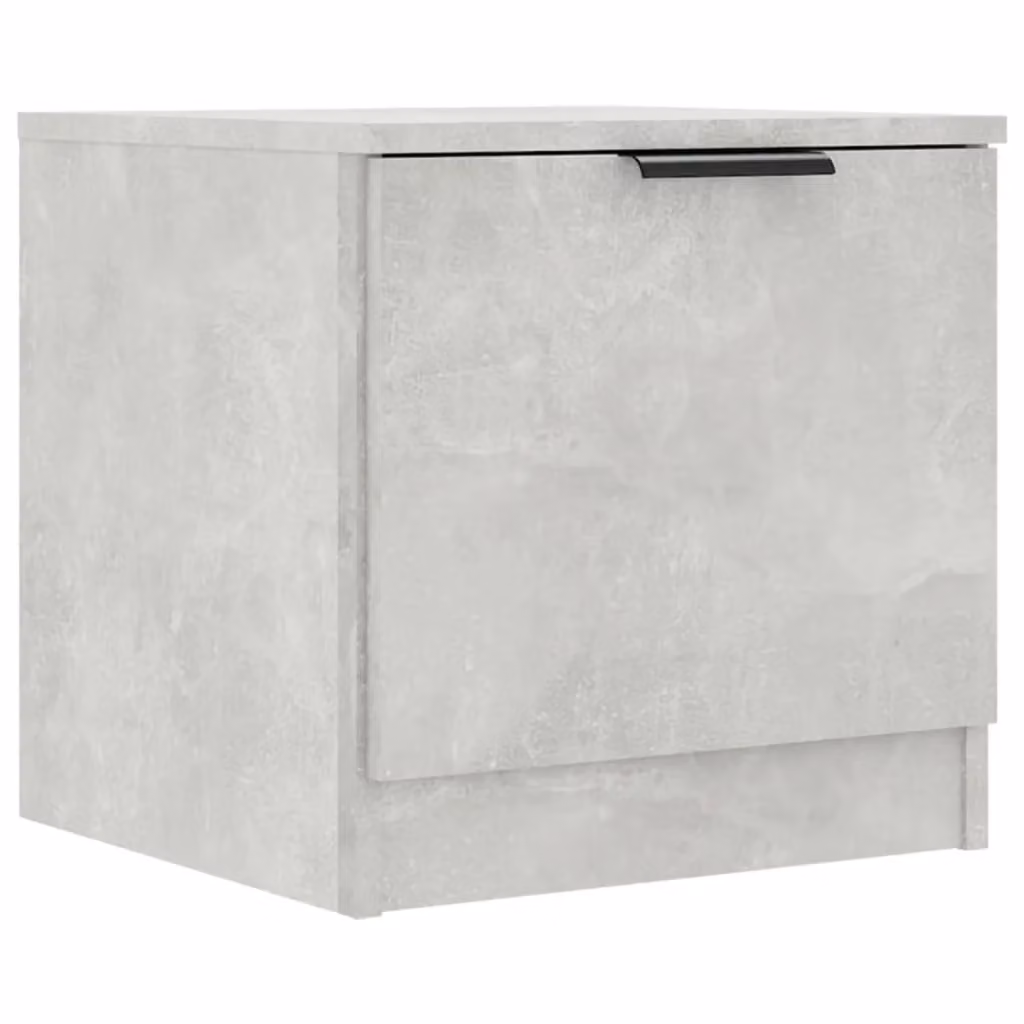 Berkfield Home Bedside Cabinet in Grey, W/D/H: 40 x 39 x 40 cm – 2