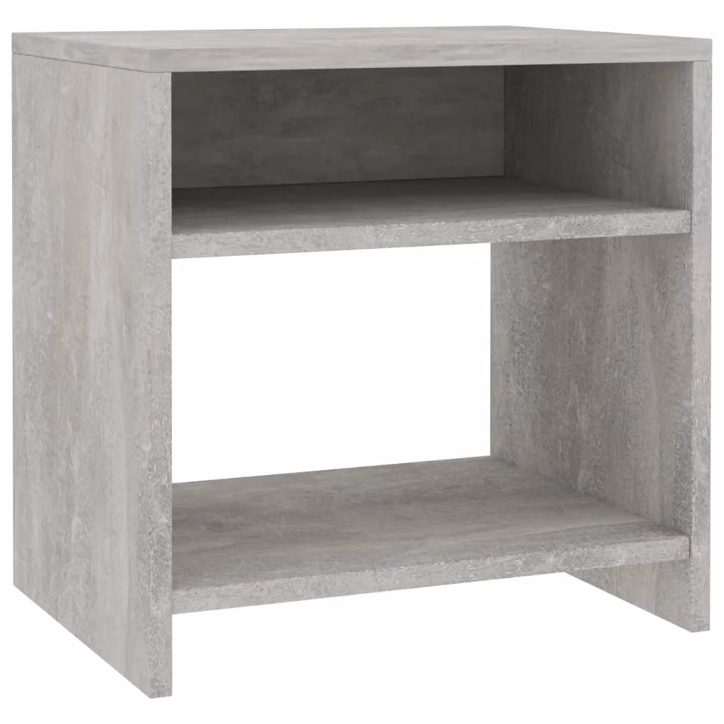 Berkfield Home Bedside Cabinet in Concrete Grey, W/D/H: 40 x 30 x 40 cm – 2