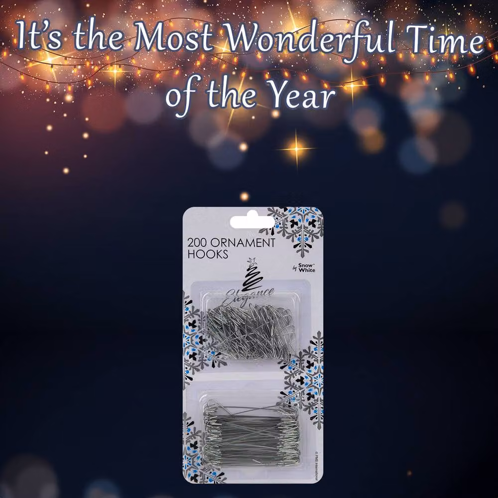 VFM e-Store Silver Metal Snowflake Christmas Decoration Hanging Ornaments, W/D/H: 20.6 x 10.5 x 1.4 cm – 3