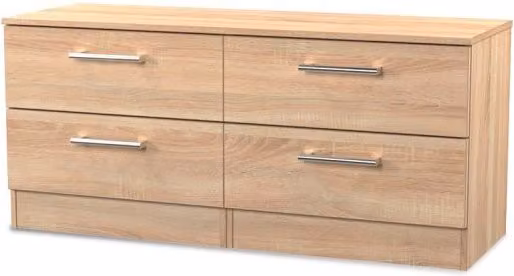 Welcome Furniture Devon 4 Drawer Bed Box in Beige