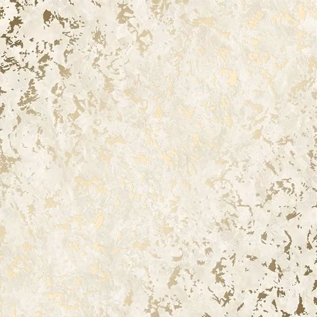 I Love Wallpaper Element Industrial Abstract Metallic Wallpaper in Ivory, Gold and Yellow