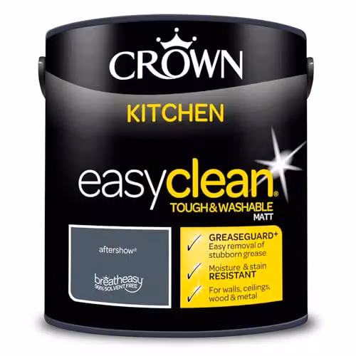 Crown Easyclean Matt Blue Kitchen Paint, 2.5 l – 5