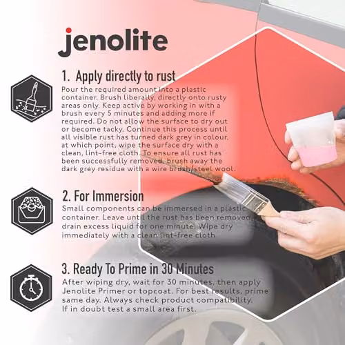 JENOLITE Fast Acting Thixotropic Rust Remover Thick Liquid, 5 l – 3