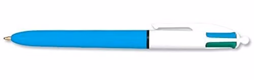 BIC Retractable Ballpoint Pens in Assorted Blue and Multicolour