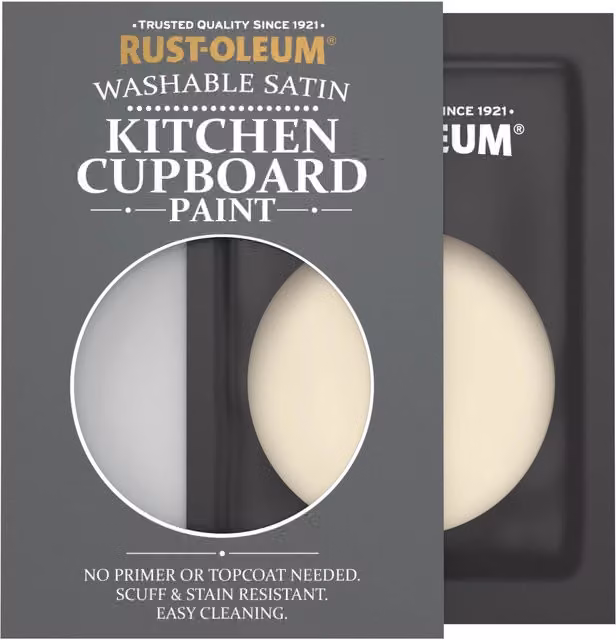 Rust-Oleum Kitchen Cupboard Satin Finish Tester Sachet in Featherstone, 10ml