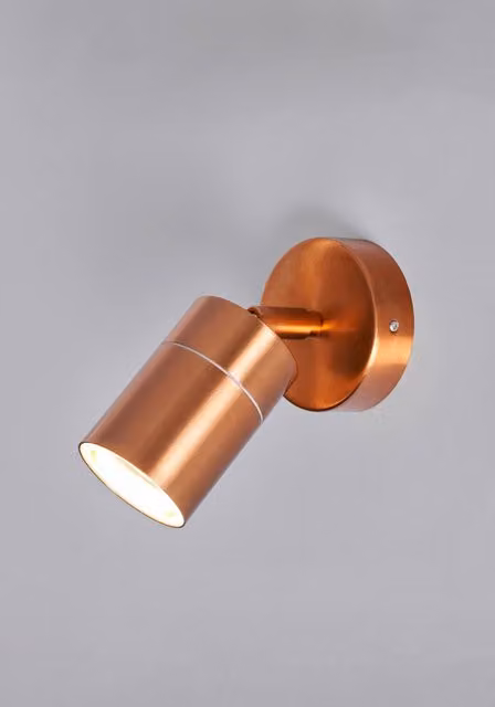 BHS Lighting Jared Copper Outdoor Wall Light