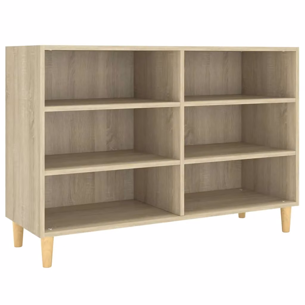 Berkfield Home Sonoma Oak Sideboard in Brown, W/D/H: 103.5 x 35 x 70 cm – 2