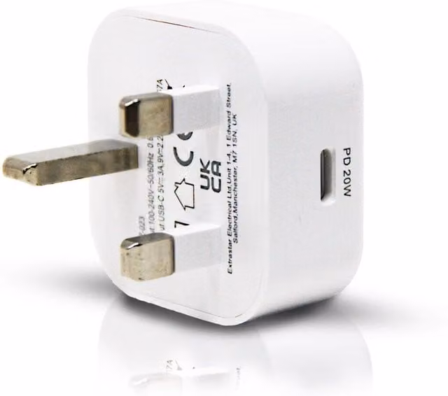 Livingandhome USB-C Home Plug Charger, White