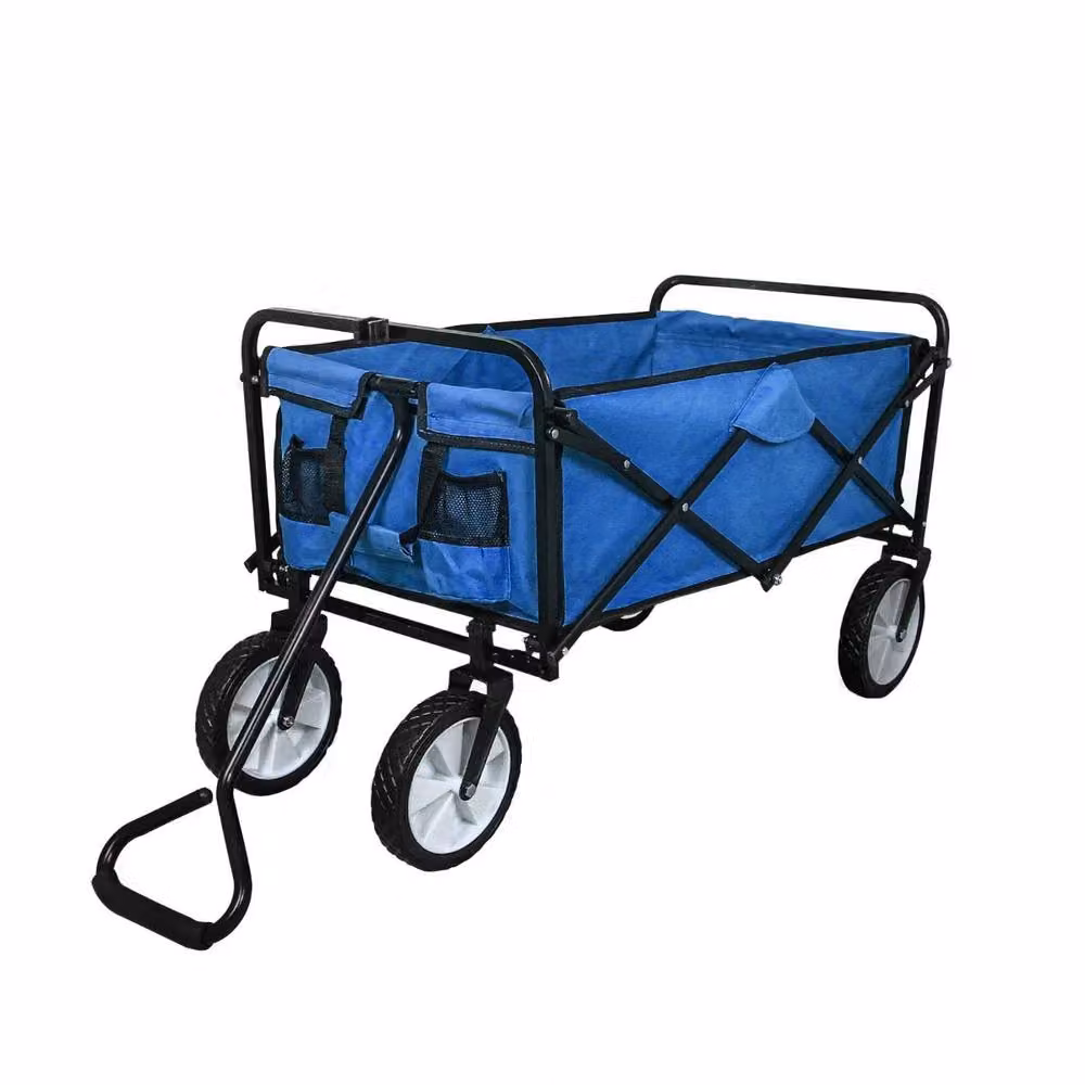 Monstershop Foldable Garden Cart in Blue – 3