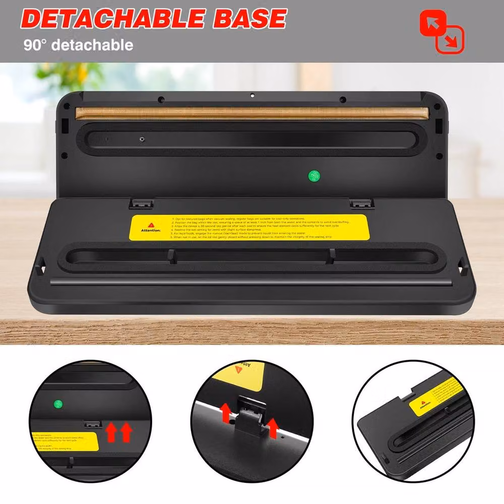 FLAVORA New Automatic and Manual Vacuum Food Sealer in Grey – 4