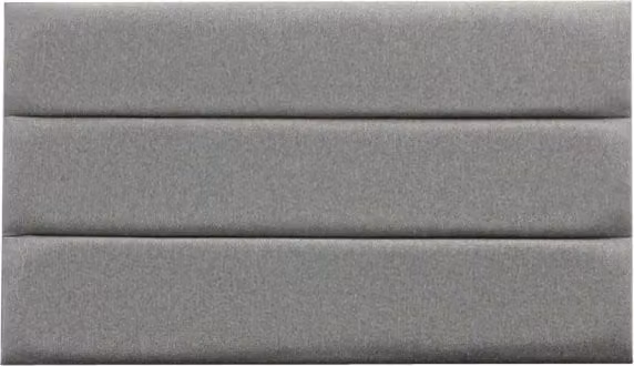 ASC Destiny Grey Fabric Strutted Headboard, Super King Size 200 x 200 cm