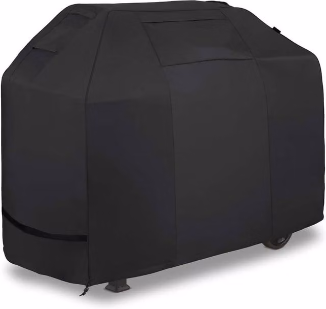 VonHaus Medium BBQ Cover in Black PVC