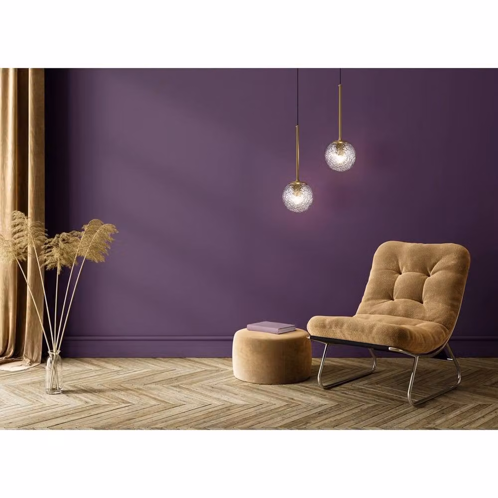 Maytoni Ligero Modern Globe Pendant Ceiling Light in Gold and Transparent Glass with E27 Socket – 2