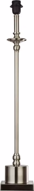 Chrome Silver Metal Cylinder Base for Lighting Collection
