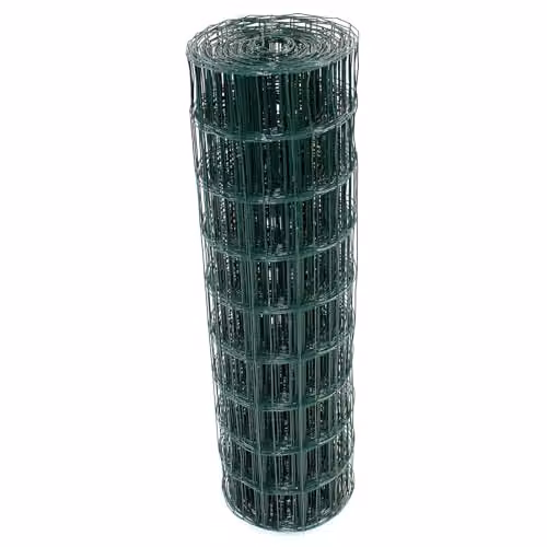 Actiaspet Green PVC Coated Galvanised Steel Wire Mesh Garden Fencing, H: 90 cm – 3