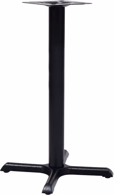 Berkfield Home Bistro Table Leg in Black Cast Iron, W/D/H: 56 x 56 x 72 cm