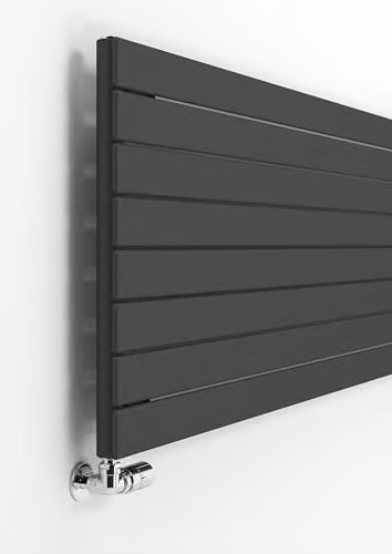 Terma Steel Wall Mounted Radiator in Anthracite Grey, H 180.0 cm x W 58.8 cm – 5