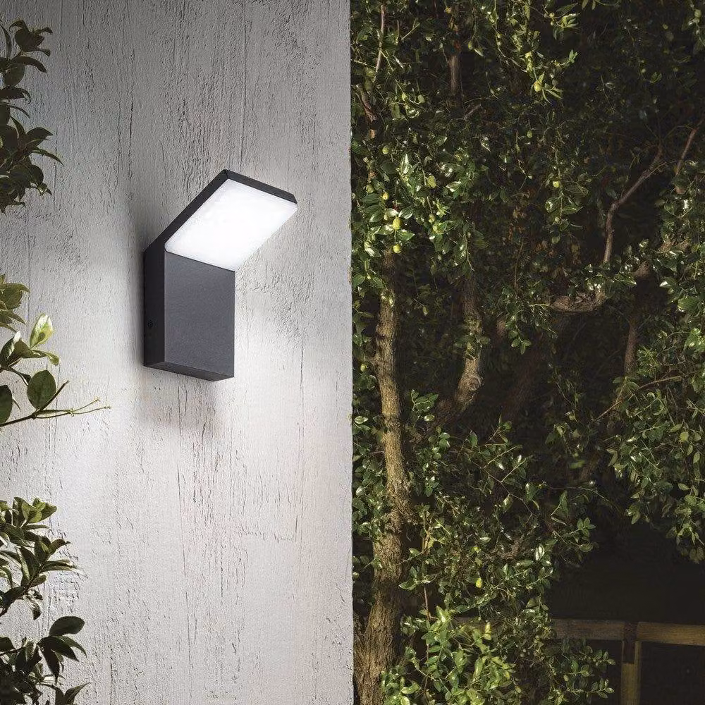 Netlighting Style Ideal Lux LED 1 Light Outdoor Wall Light in Anthracite Black IP54 – 2