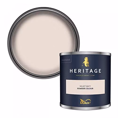 Dulux Trade Heritage Velvet Matt Emulsion Powder Colour Beige, 1 l