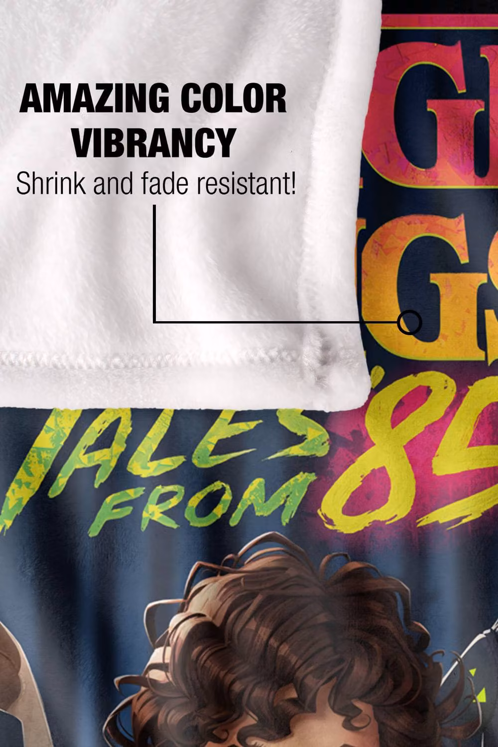 Netflix Stranger Things Tales From 85 HIC Multicolour Super Soft Fleece Throw Blanket, W/D/H: 152 x 127 x 0 cm – 4