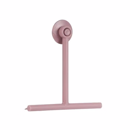 Showerdrape Rocco Pink Plastic Bathroom Shower Squeegee