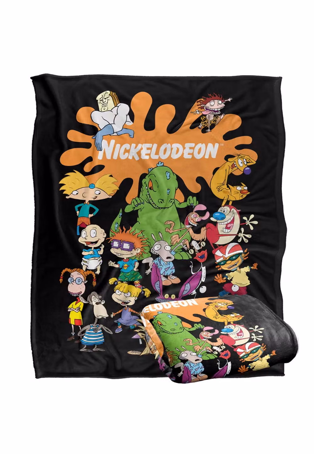Logovision Nickelodeon White Fluffy Fleece Throw Blanket, W/D/H: 152 x 127 cm – 7