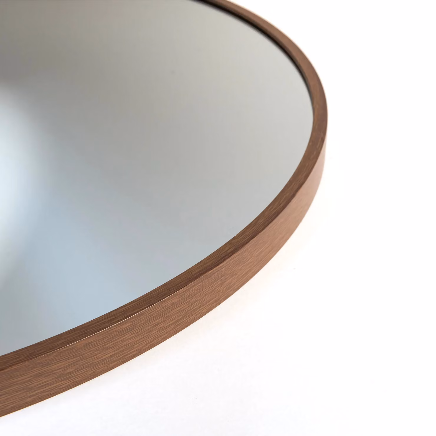 Nielsen Design Jaron Round Aluminium Wall Mirror in Brown, Diameter: 60 cm – 4