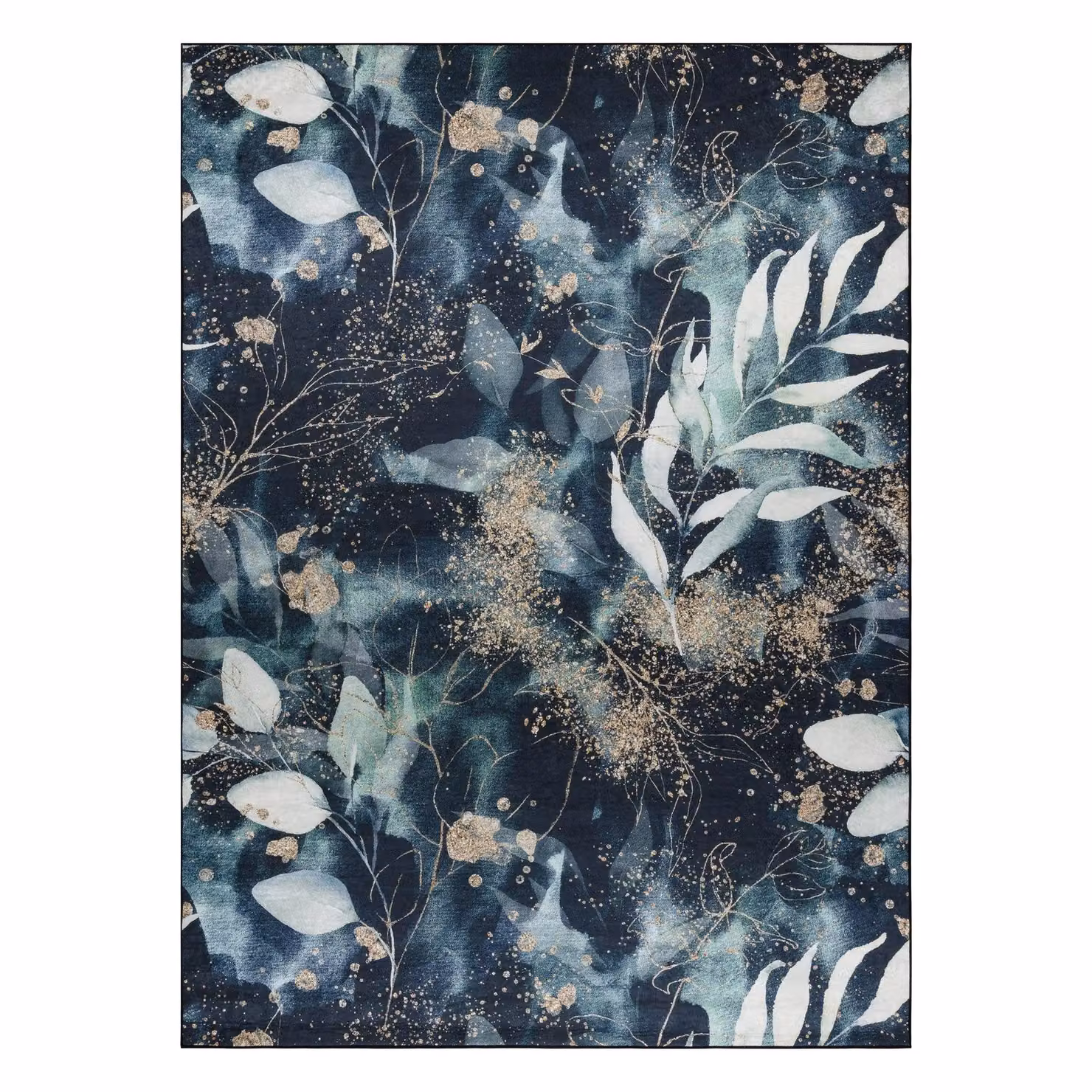 RugsX Andre Modern Blue Rectangular Polyester Rug, W: 80 cm, L: 150 cm – 2