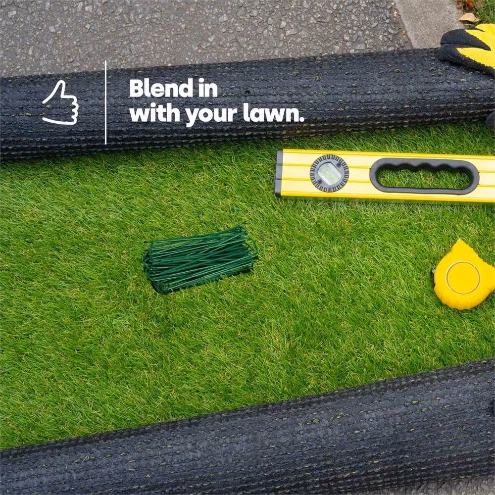 Nordara 50 Pack Green U-Shaped Galvanised Steel Tent Pegs for Artificial Grass Turf – 2