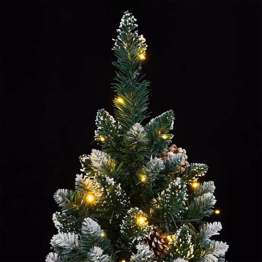 Berkfield Home Realistic Artificial Christmas Tree with 300 LEDs, Green, Height: 180 cm – 5