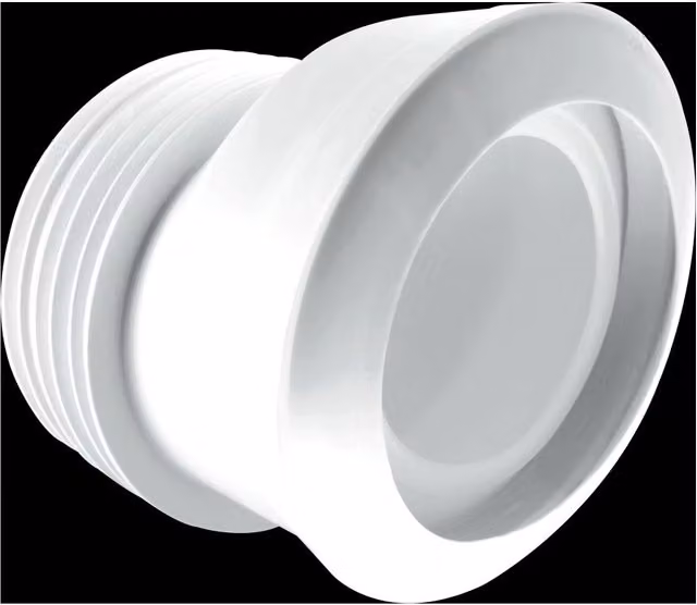 McAlpine MACFIT White WC Connector with 97-107mm Inlet, 110mm Outlet and 20mm Offset – 1