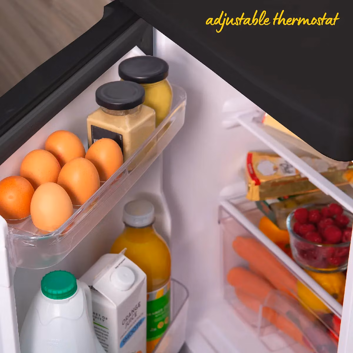 Russell Hobbs Undercounter Fridge Freezer, 85L, Black – 7