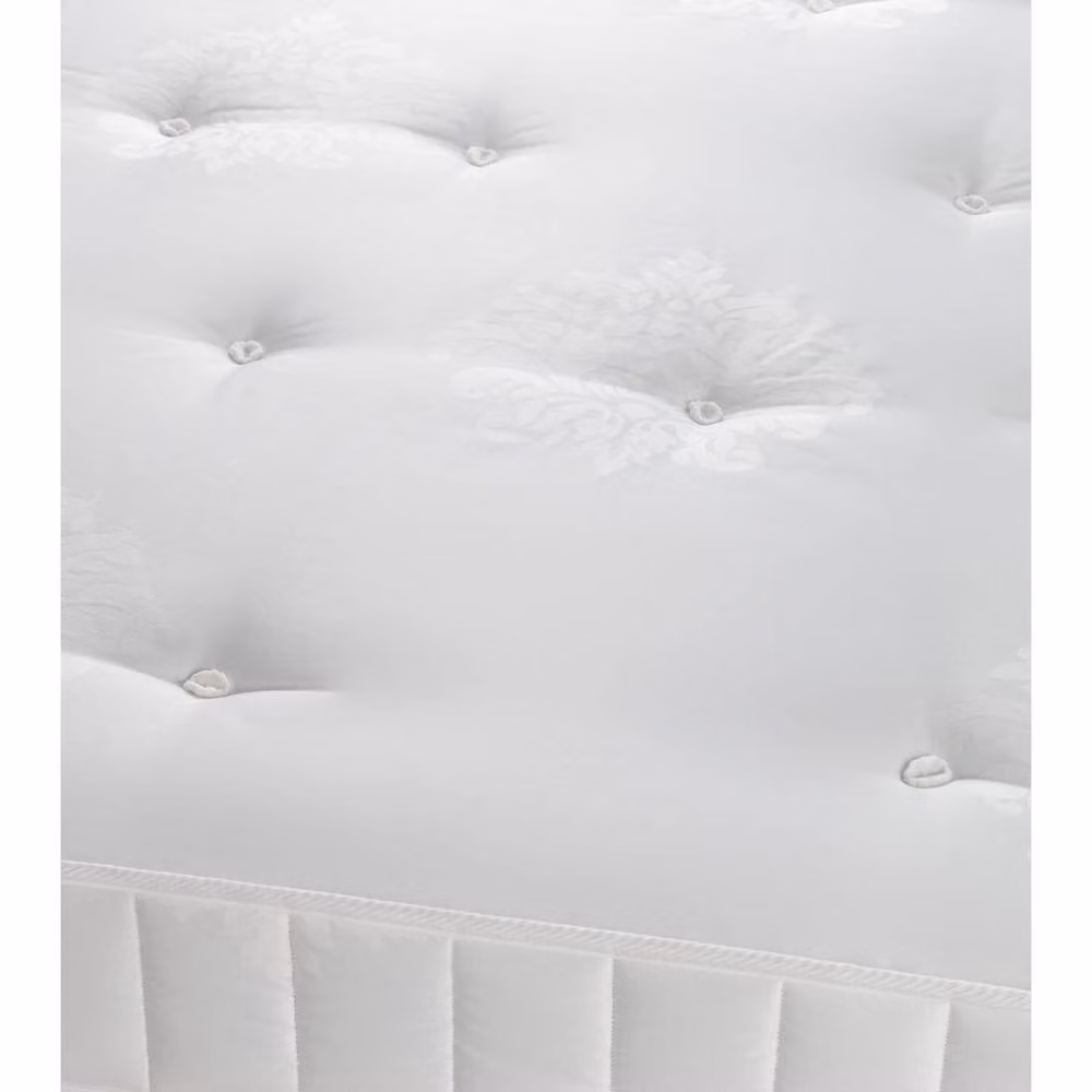 Cheshire Oakham Capsule 3000 Pocket Sprung Pillow Top Mattress in White, W/D/H: 200 x 180 x 1 cm