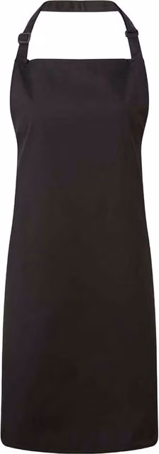 Premier Unisex Adult Full Apron in Black with Oeko-Tex Standard 100 Certification
