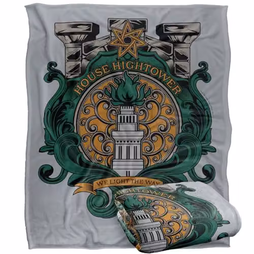 Warner Bros. Game of Thrones House Hightower Super Soft Silky Touch Fleece Throw Blanket, Multicolour, W/D/H: 152.4 x 152 x 152 cm – 1